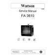 WATSON FA3610 Manual de Servicio